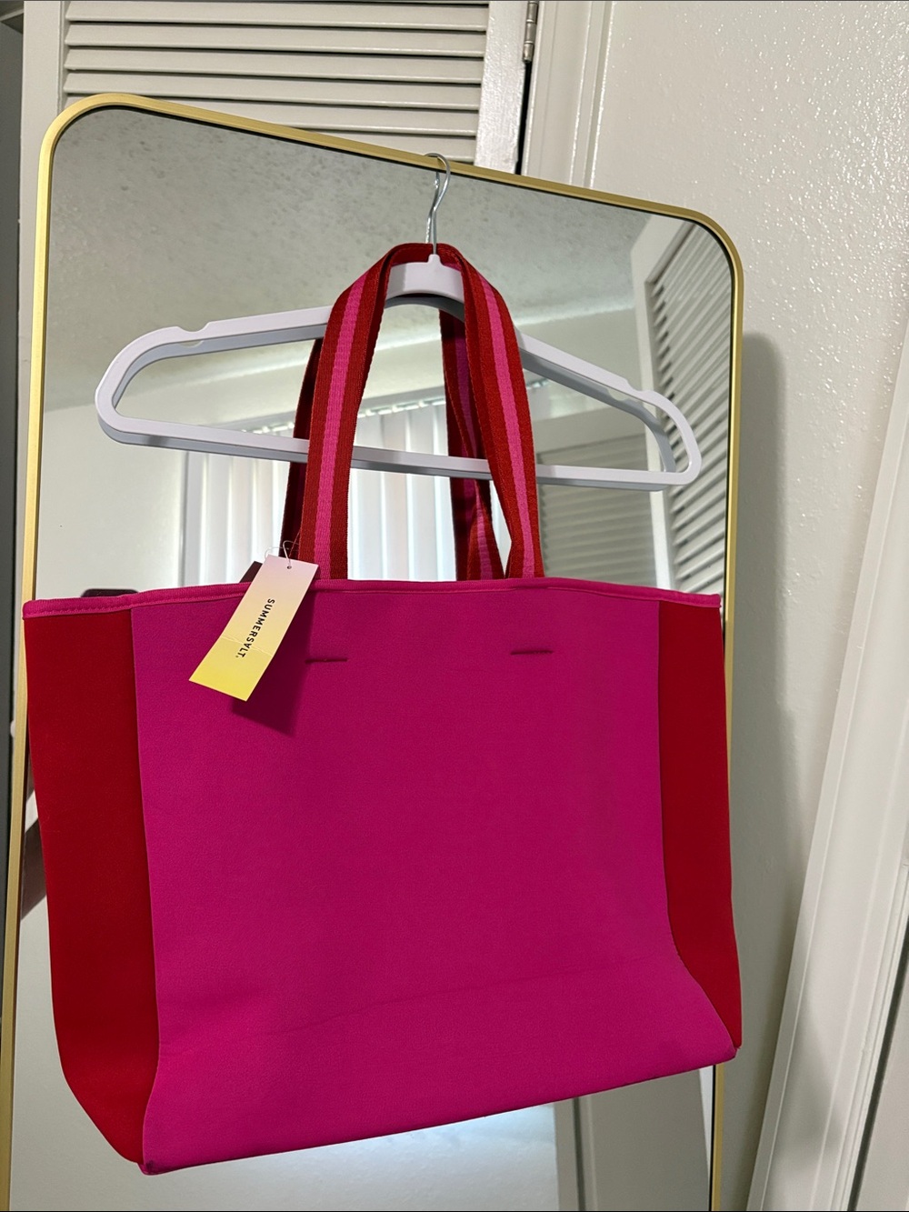 Summer salt neoprene tote